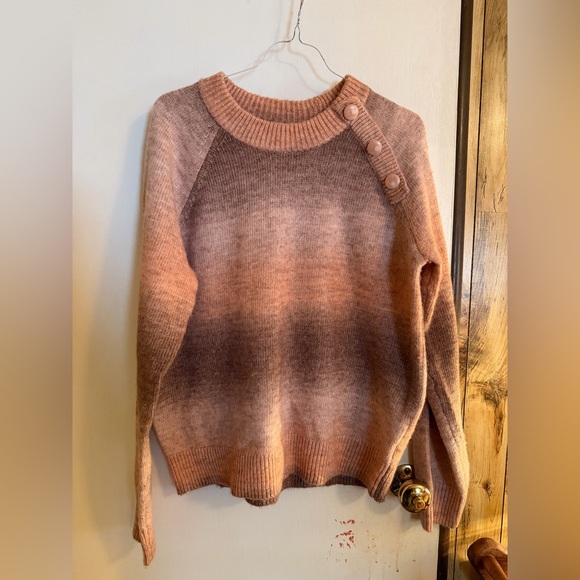 LC Lauren Conrad Long Sleeve Sweater with Button Accents (medium) - Picture 2 of 7